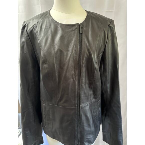 Women’s Classiques Entrier Leather Jacket Size L - Picture 8 of 8